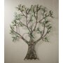 Wandbild aus Metall Baum, ca. 76 cm