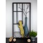 Wandrelief Wandbild Dekoration eine Katze am Fenster 80cm