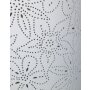 Tischlampe Leuchte Blume weiß aus Porzellan, ca. 28 cm