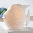 Lampe en porcelaine "Poisson", env. 25 cm