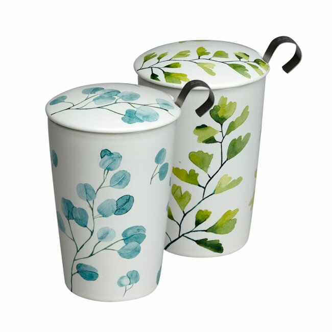 Teaeve Trees, tea cup with strainer 2 motifs to choose from