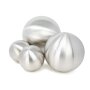 Stainless steel decorative ball, set of 4 | matt