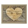 Knietablett Holz Herz, ca. 43 x 33 cm