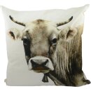 Linen cushion Swiss cow, approx 50 x 50 cm