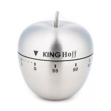 Kitchen timer egg timer apple shape alarm clock short time tea timer 6x7 cm stainless steel