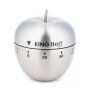 Kitchen timer egg timer apple shape alarm clock short time tea timer 6x7 cm stainless steel