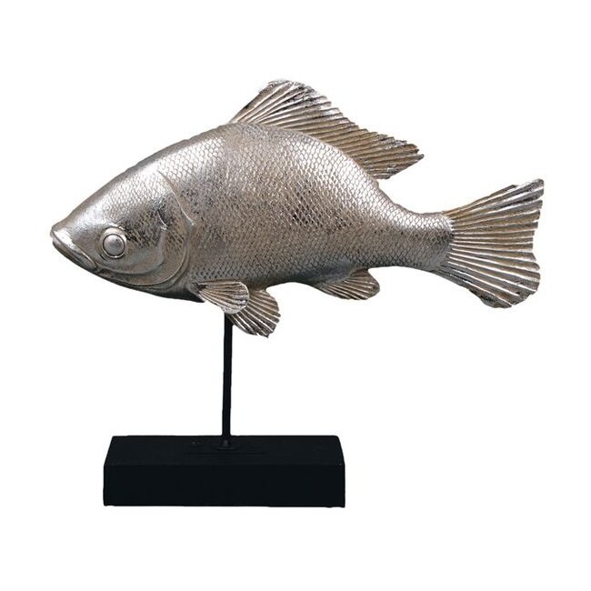 Fisch Skulptur Figur auf Ständer 26 cm