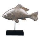 Fisch Skulptur Figur auf Ständer 26 cm