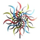 Pinwheel garden plug, colorful, about 184 cm