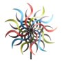 Wind wheel garden plug colorful 184 cm