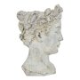 Pflanzbüste Blumentopf Garten Skulptur Frauenkopf 27 x 18 cm