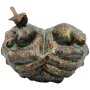 Vogeltränke, Hand aus Polyresin verwitternde Optik