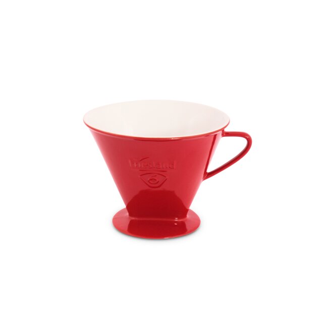 Coffee filter | size 6 | red