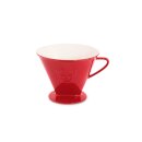 Koffiefilter | maat 6 | rood