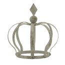 Couronne en métal Décoration de jardin Gris...