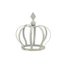 Metalen kroon tuindecoratie 19 x 21 cm