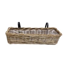 Balcony planter "Rattan", large