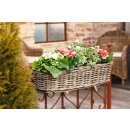 Balcony planter "Rattan", large