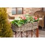 Balcony planter "Rattan", large