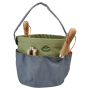 Polyester Garden Tool Bag in Green Grey