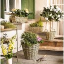 Planter basket rattan, medium, approx. 35 x 25 cm