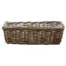 Rattan planter box