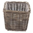 Planter planter basket rattan, about 27 x 25 cm