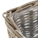 Planter planter basket rattan, about 27 x 25 cm