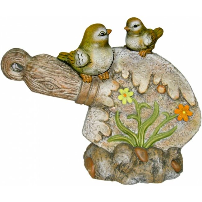 Zier-Spaten Gartendekoration Spatzi aus  Keramik 25 cm