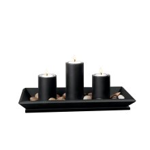 Candle holder incl. 3 tea lights