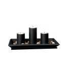 Candle holder incl. 3 tea lights