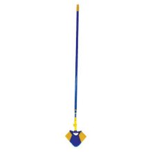 Triangular broom | telescopic pole | 4 m