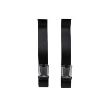 Wandkerzenhalter, 2er Set