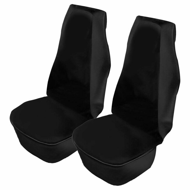 Werkplaats stoelbeschermer set van 2 zwart | Herbruikbare stoelbeschermer | Universele stoelbeschermer | Autostoelhoes