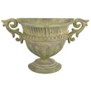 Aged Metal Green Wall Vase