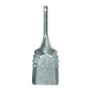 Praktisk askespand med skovl I ca. 35,5 x 33 x 34,5 cm