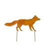 Fox in rust look, approx. 65 x 30 cm