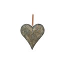 Pendentif coeur Doré, métal, env. 24 x 26 x...