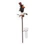 Metal rain gauge raven 130 cm