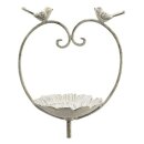 Mangeoire pour oiseaux cœur en métal 104 cm