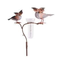 Rain knife 2 metal owls 130 cm