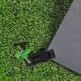 12er Set Vorzeltteppich Planenklammer Clips Kunststoff feststellbar mittels Verzahnung