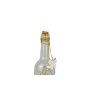 LED-Flaschenpost "Blumen", Flasche mit 3 Blumen (gelb, weiß, natur)