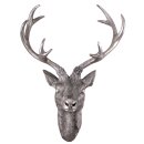 Deer antlers in silver, approx. 30 x 18 x 40 cm