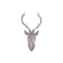 Deer antlers in silver, approx. 20 x 12 x 30 cm