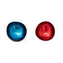 Kokosnootkom Graankom Decoratieve kom Set van 2 blauw-rood
