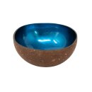 Kokosnootkom Graankom Decoratieve kom Set van 2 blauw-rood