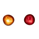 Kokosnootkom Graankom Decoratieve kom Set van 2 geel-rood