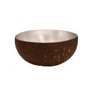 Kokosnootkom Graankom Decoratieve kom Set van 2 wit-rood