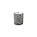 Tealight candle "Flake", about 8 cm - circles